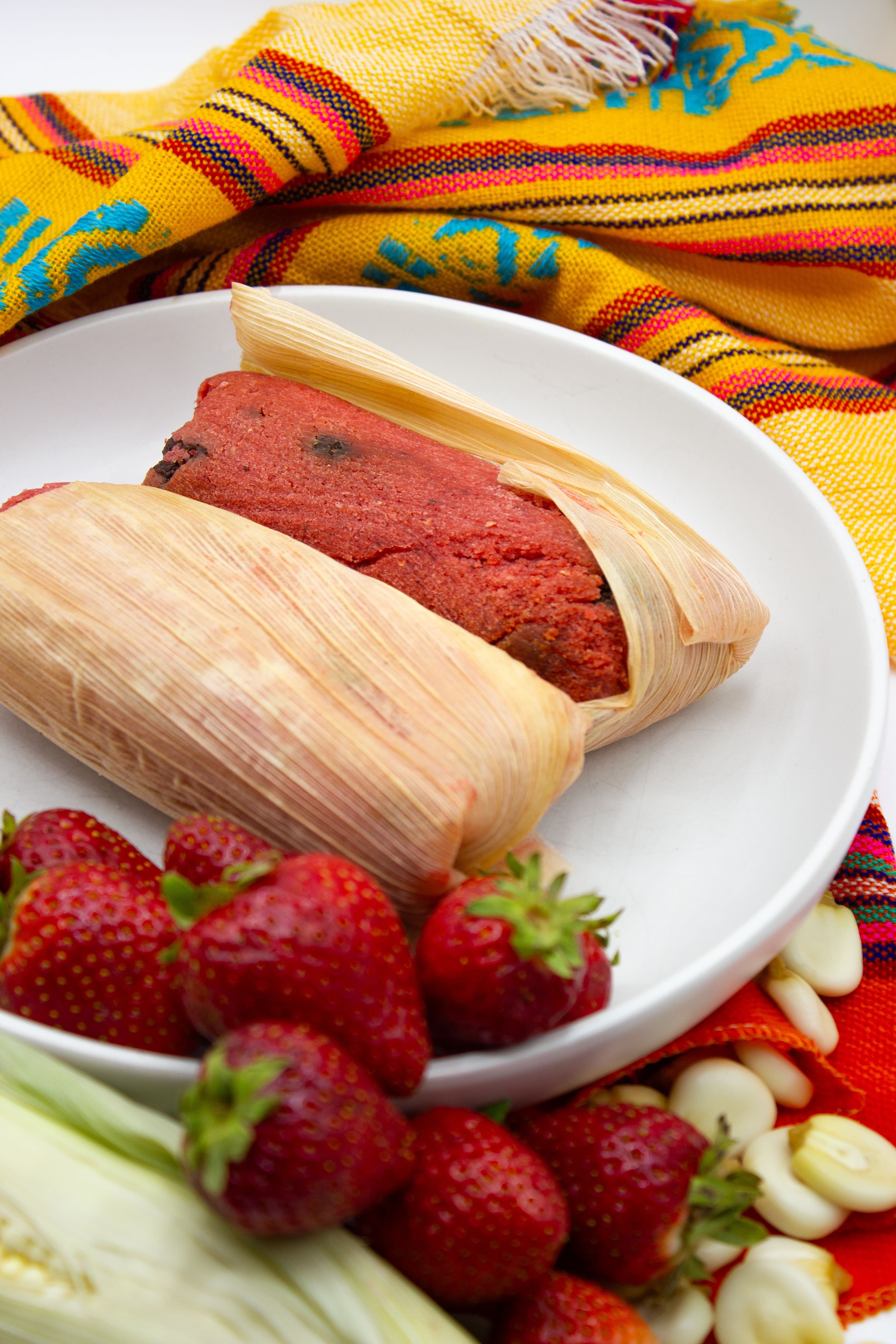 Tamales Dulces de Fresa