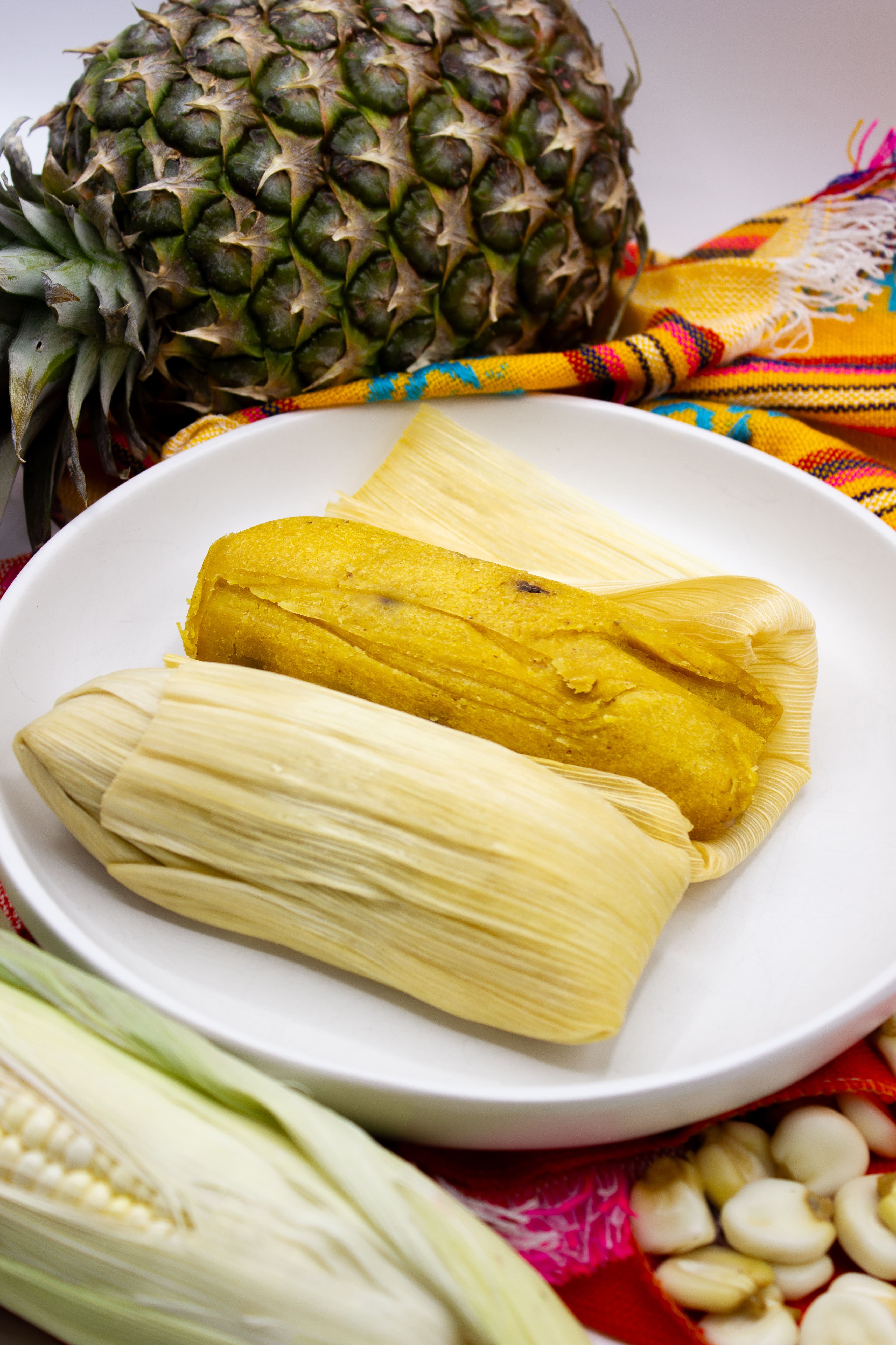 Tamales Dulces de Piña